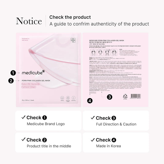 MEDICUBE – Masque Gel au Collagène Rose