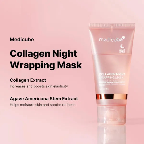 MEDICUBE – Masque de Nuit Enveloppant au Collagène