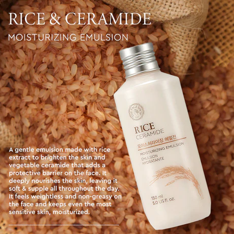 THE FACE SHOP – Émulsion Hydratante Riz & Céramide