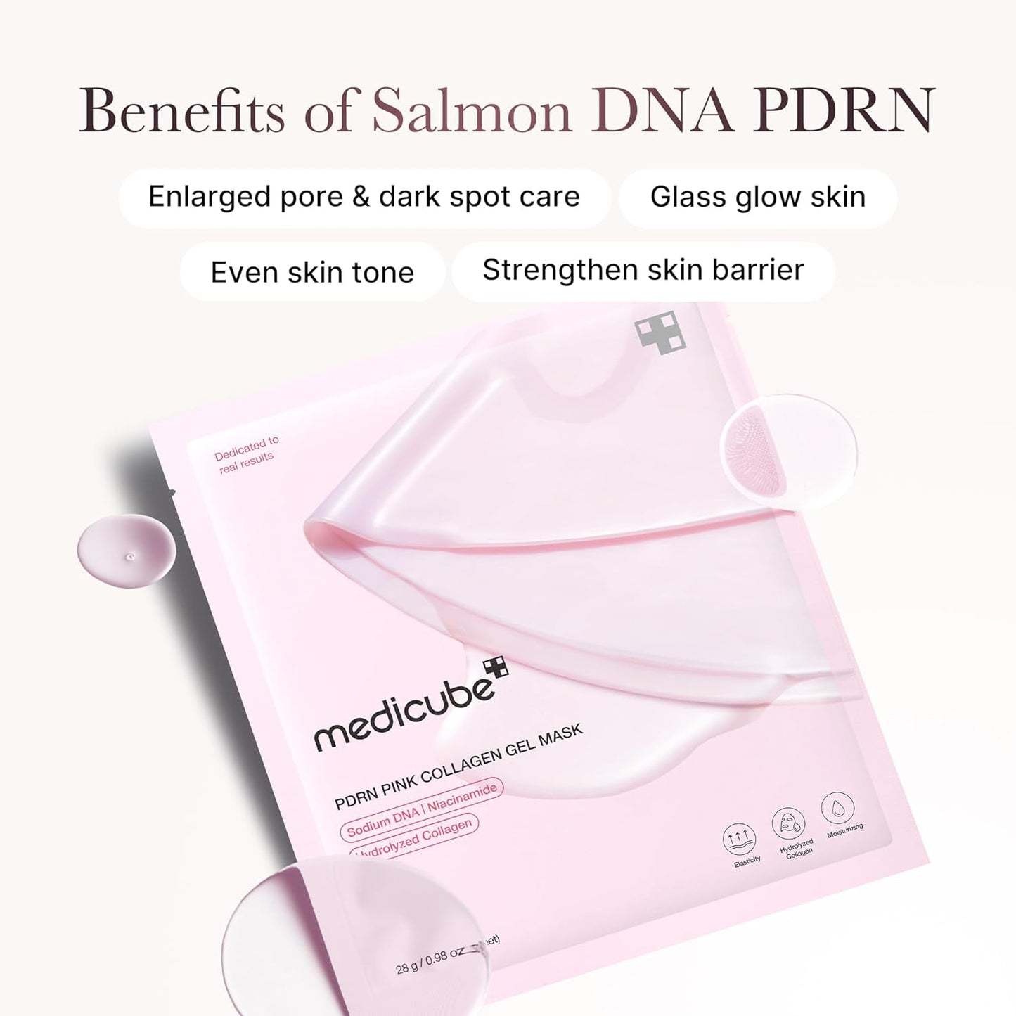 MEDICUBE – Masque Gel au Collagène Rose