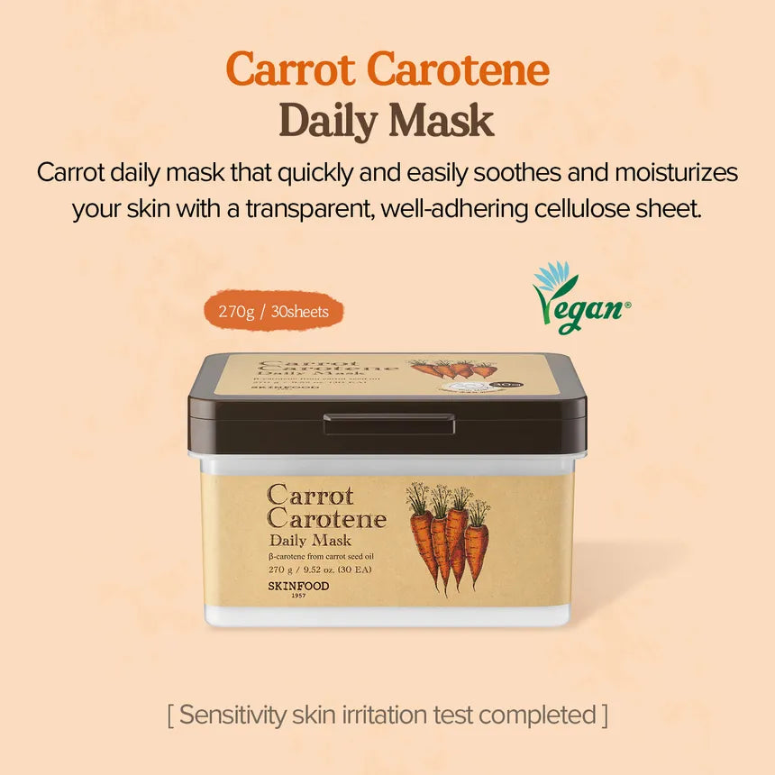 Skinfood Patch-masque régénérant Carrot