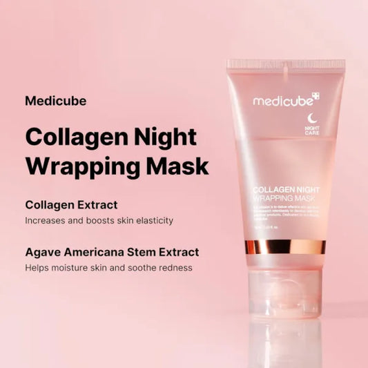 MEDICUBE – Masque de Nuit Enveloppant au Collagène