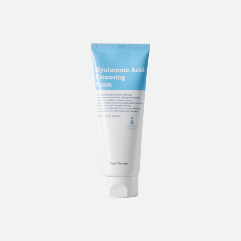 MediFlower Mousse nettoyante hydratante à l’acide hyaluronique