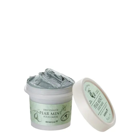 SKINFOOD - Masque détox fraîcheur poire & menthe – Pores resserrés & peau clarifiée